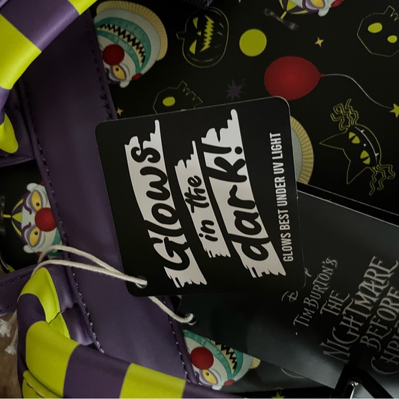 Lounge fly mini backpack nightmare before Christmas clown w/the tear away face - Picture 9 of 14